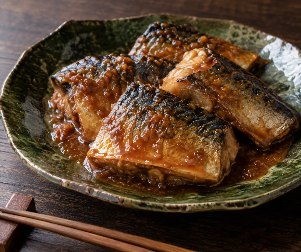 時短さばのしょうが甘味噌焼きの完成イメージ