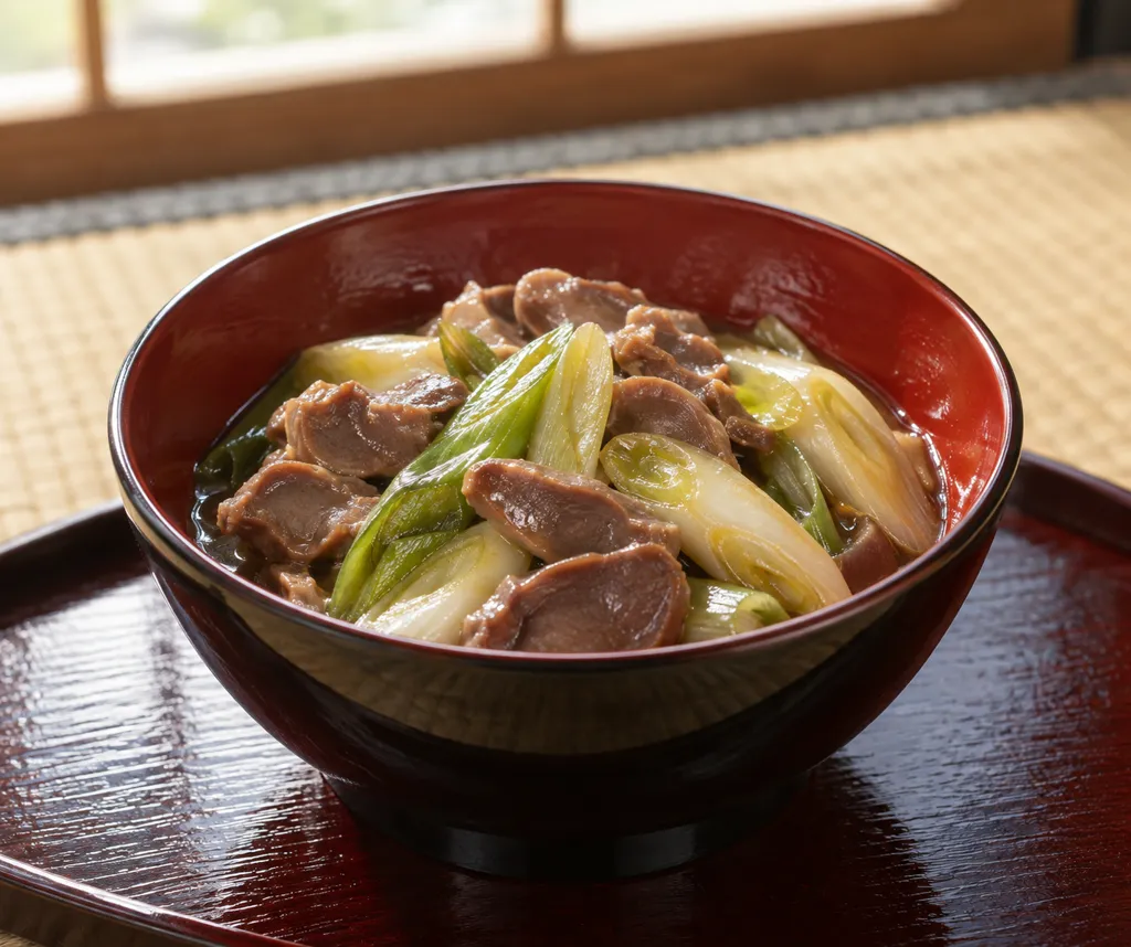 砂肝とねぎのしょうが煮つけの完成イメージ