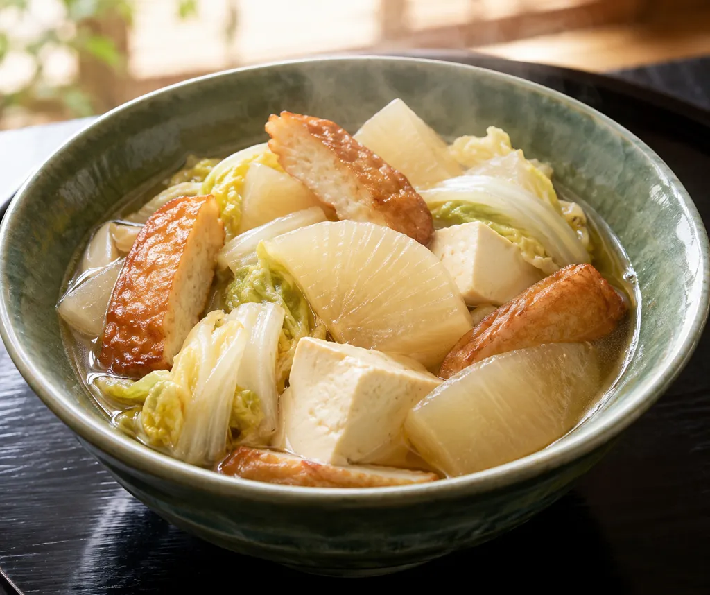 さつま揚げと大根の中華寄せ煮の完成イメージ