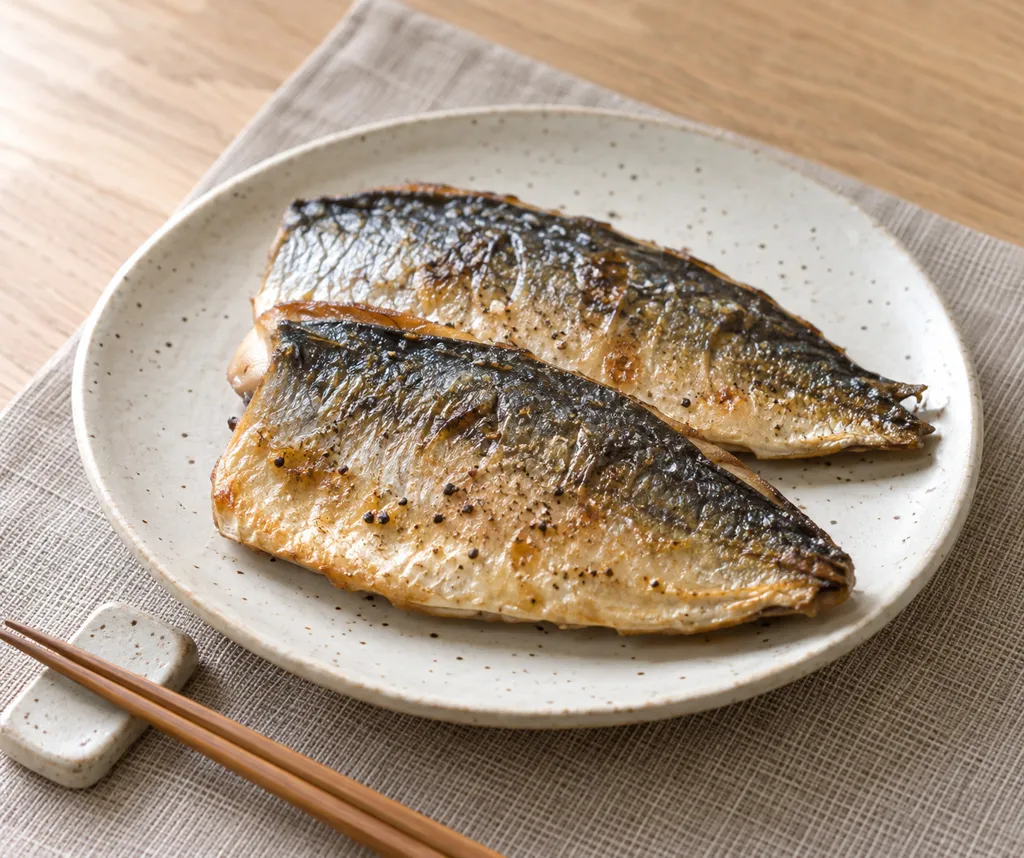 時短あじの塩焼きの完成イメージ