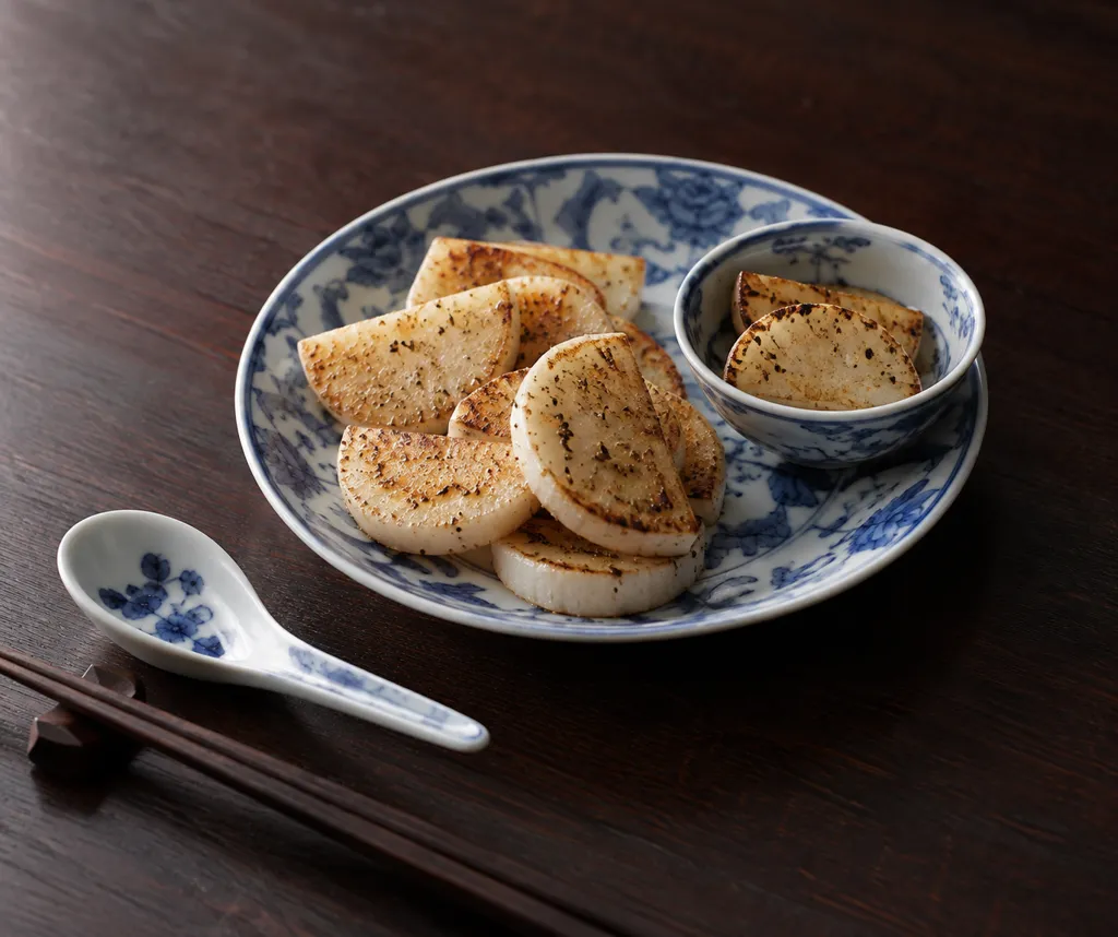 長芋と山椒の椒塩焼きの完成イメージ