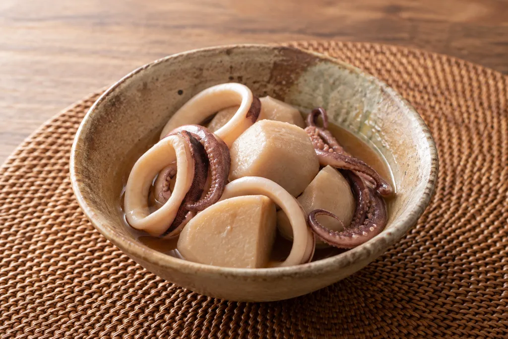 里芋といかの煮物の完成イメージ