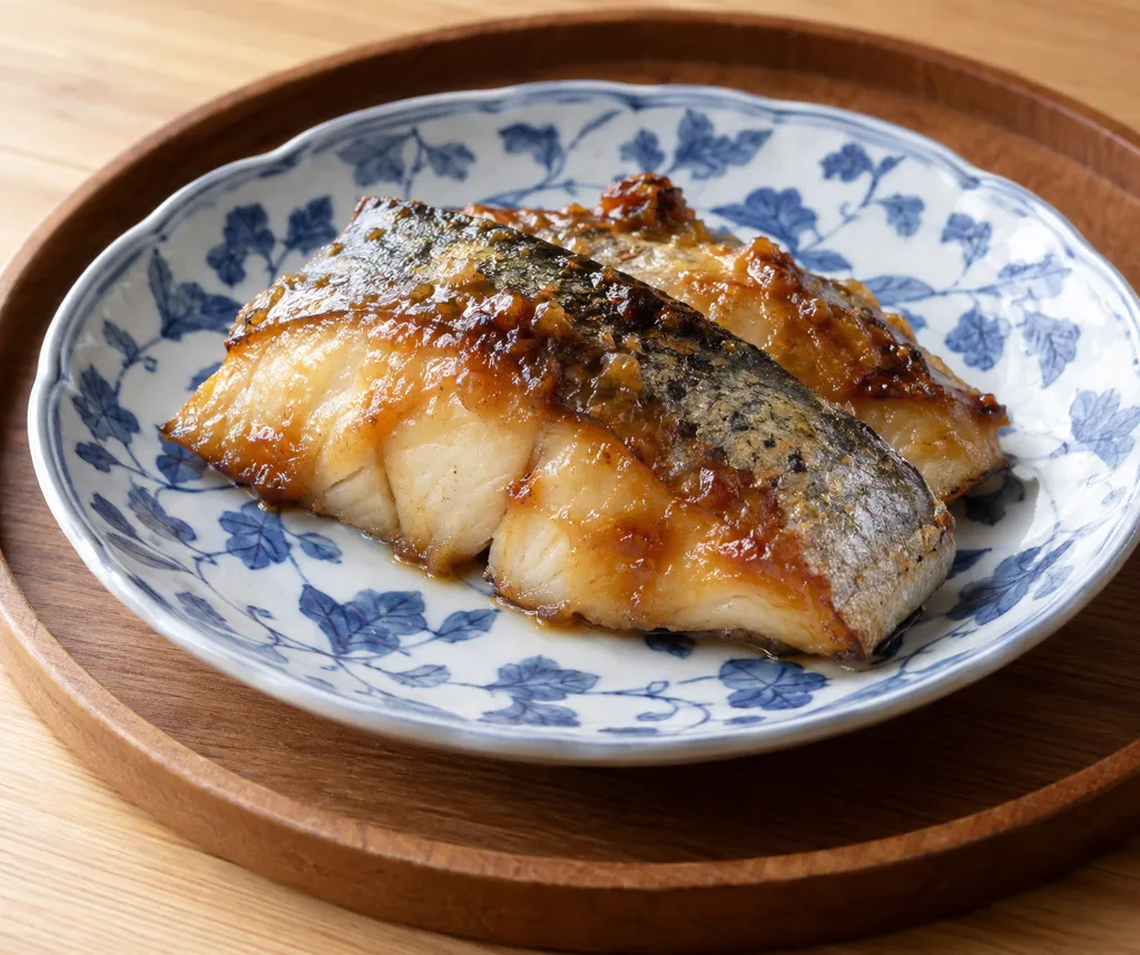 時短さわらの甘味噌焼きの完成イメージ