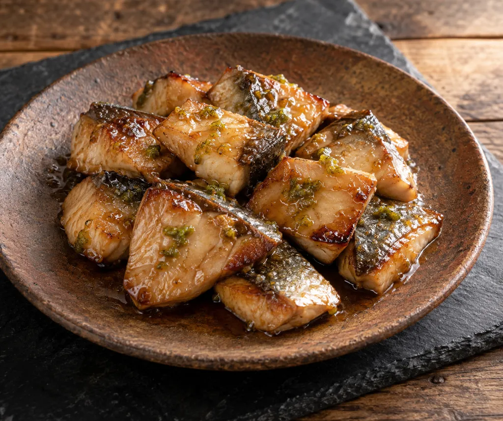 時短ぶりと柚子胡椒のさっぱり醤油焼きの完成イメージ