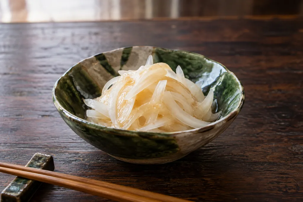 新玉ねぎの酢味噌和えの完成イメージ