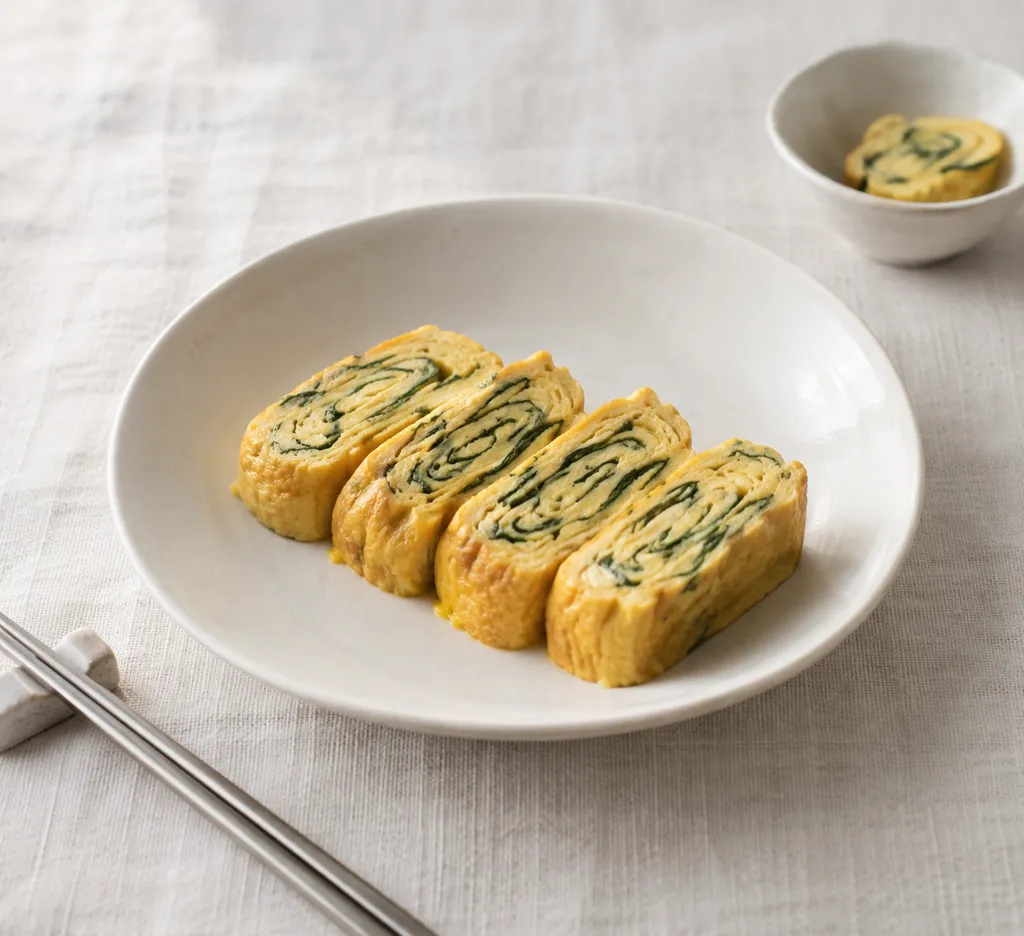 大葉の卵焼きの完成イメージ