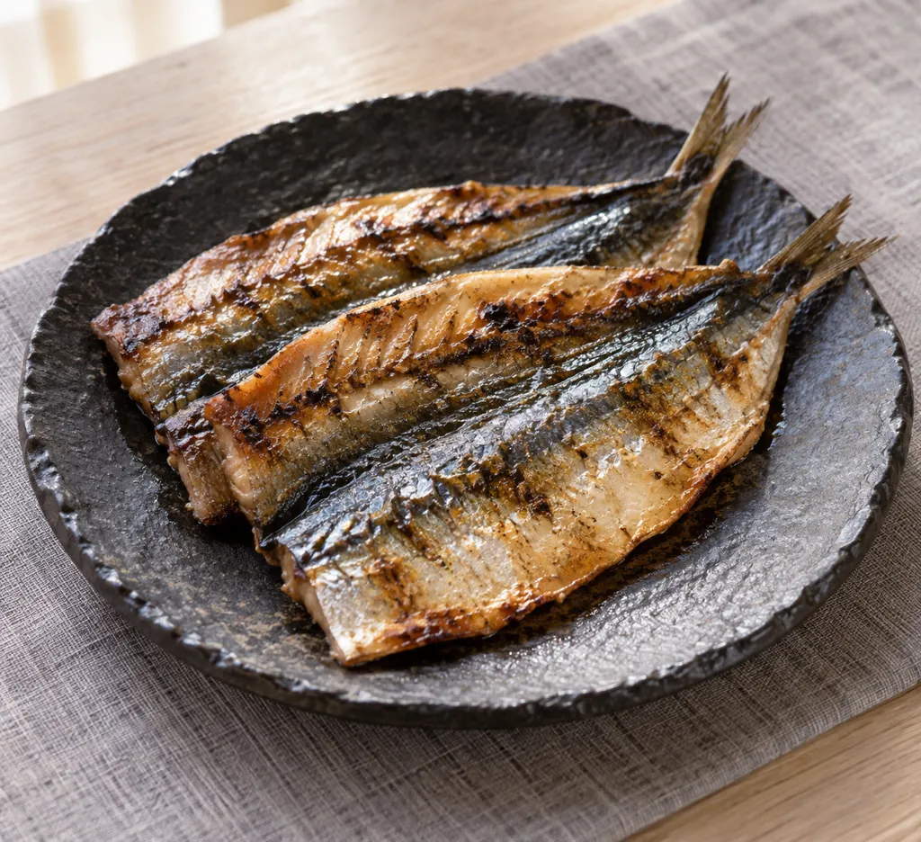 いわしのごま油香る塩焼きの完成イメージ