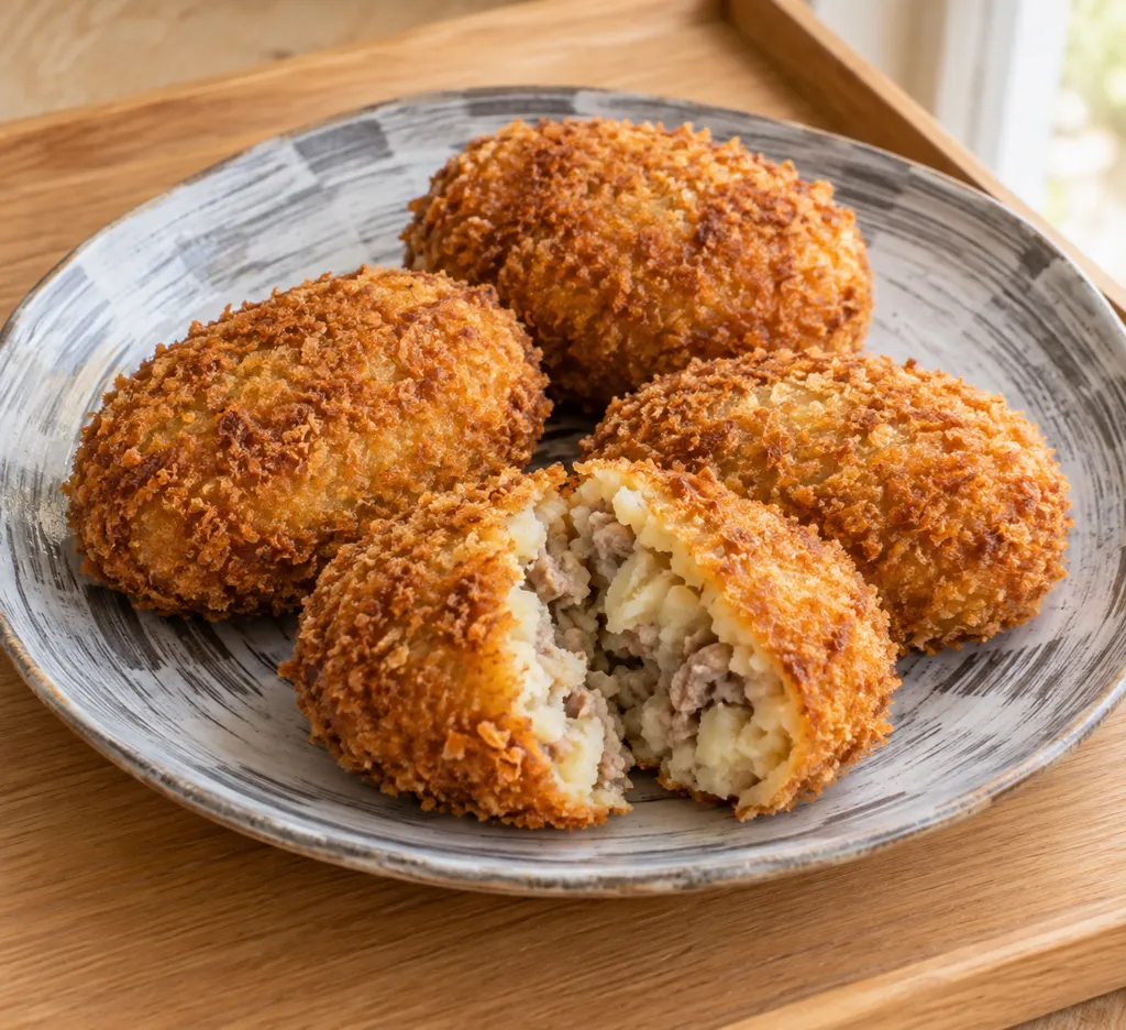 じゃがいもと豚こま肉のコロッケの完成イメージ