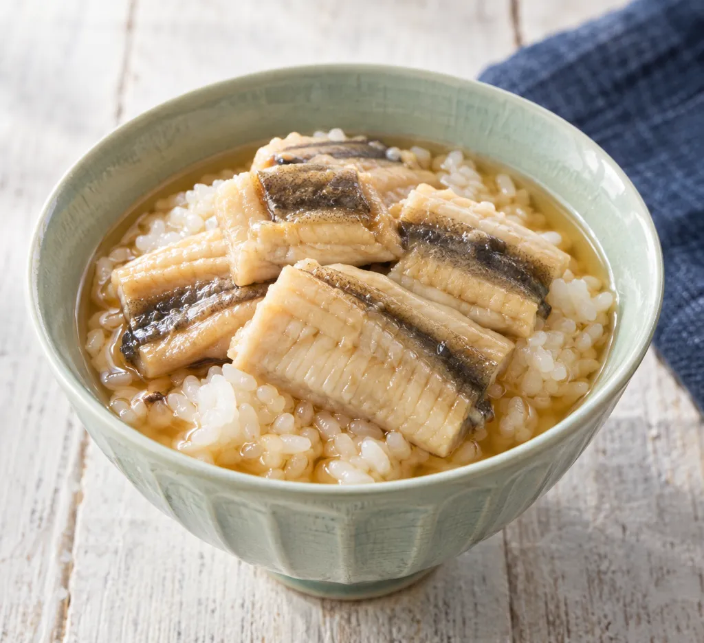 あなごの甘口だし茶漬けの完成イメージ