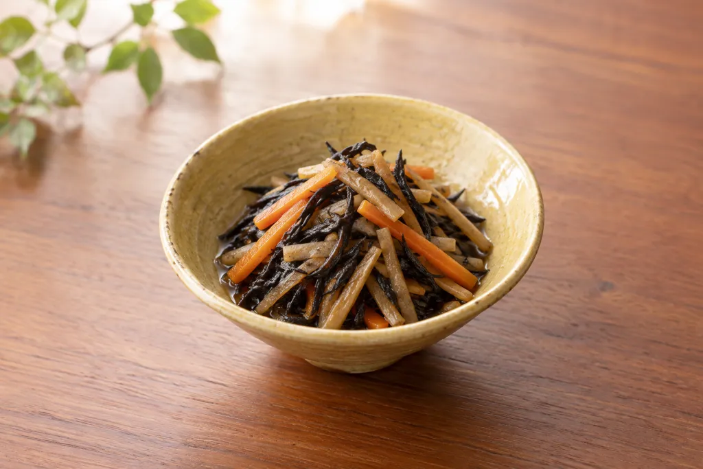 ひじきとごぼうの煮物の完成イメージ