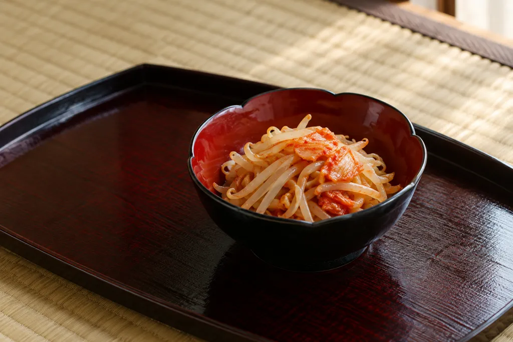 キムチともやしのさっぱり炒めの完成イメージ