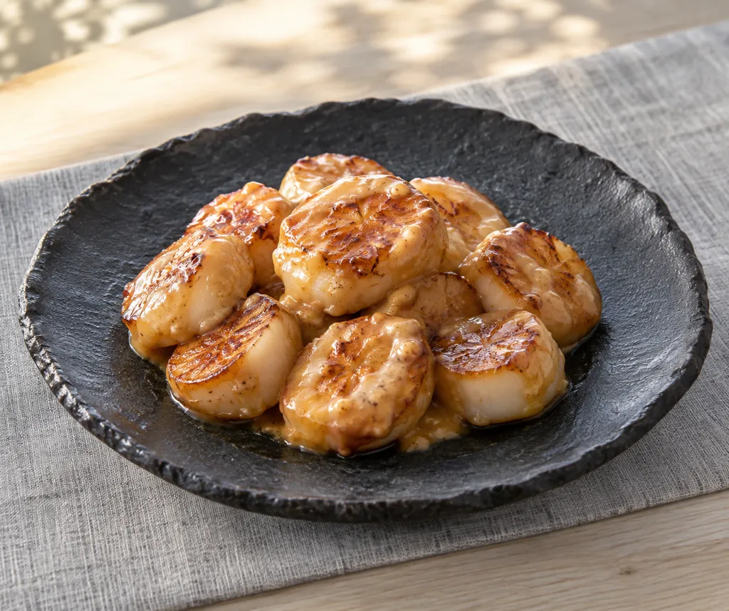 ほたての味噌マヨ照り焼きの完成イメージ