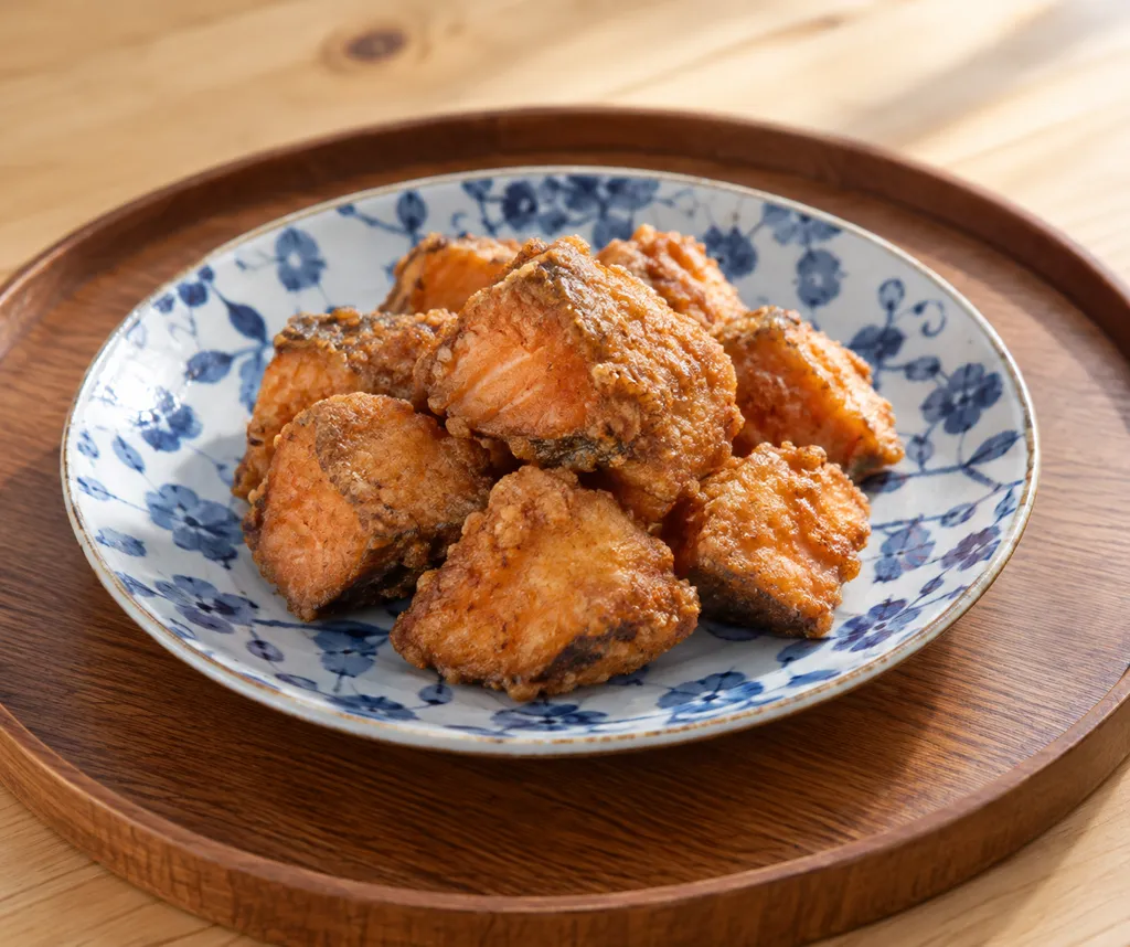 鮭の竜田揚げ 醤油風味の完成イメージ