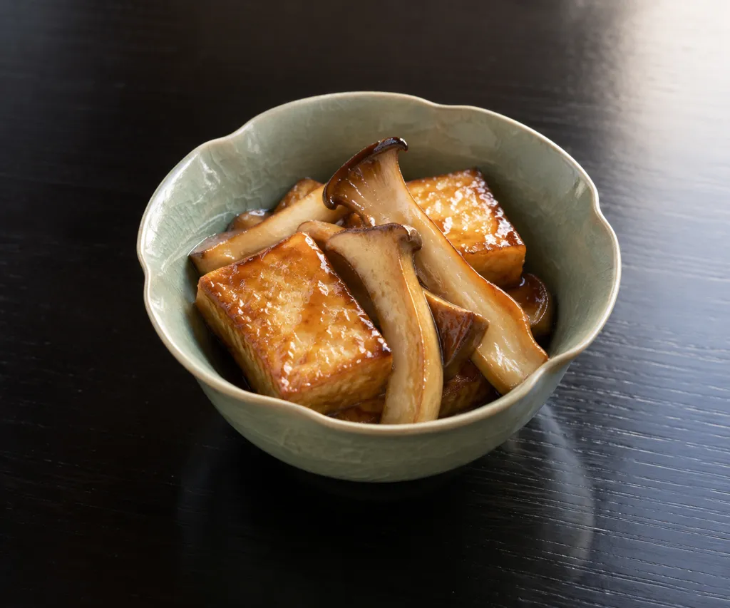 厚揚げとエリンギの中華焼きの完成イメージ