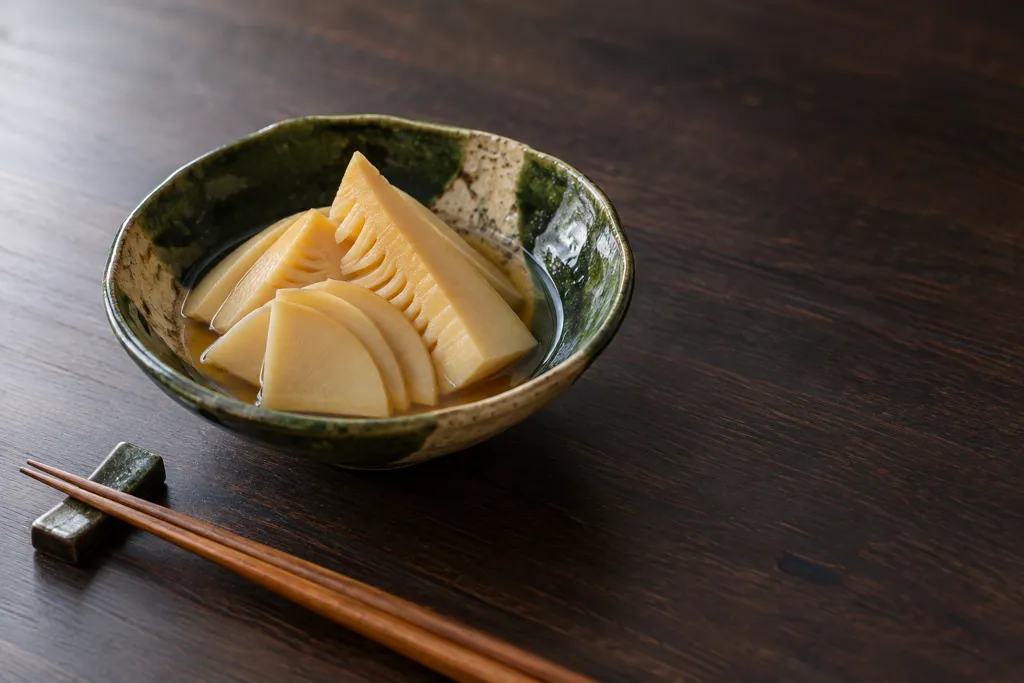 たけのこと香りだしの含め煮の完成イメージ