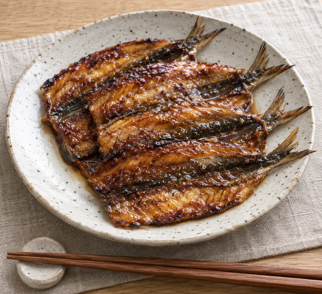 うなぎと甘辛だれのかば焼きの完成イメージ