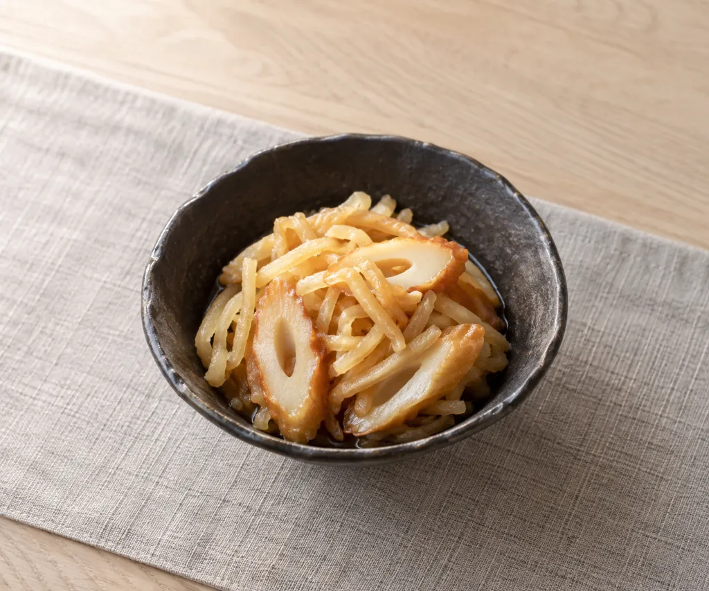 切り干し大根とちくわの煮物の完成イメージ