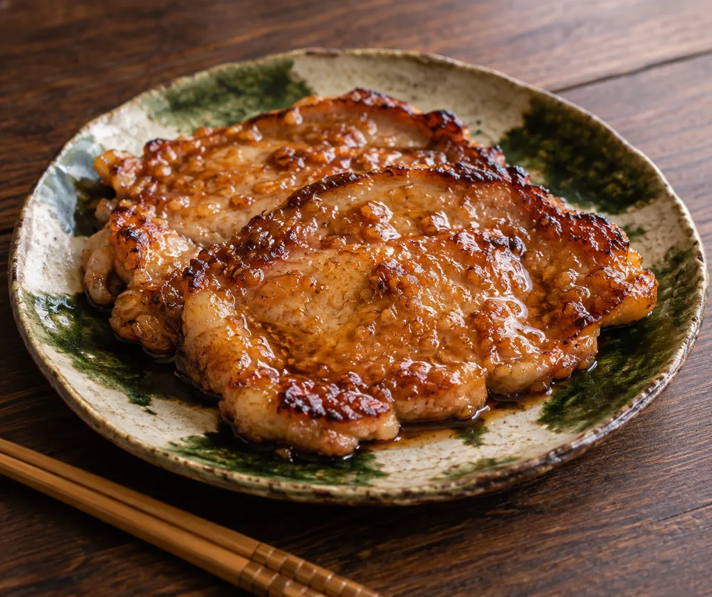 豚ロースのしょうが味噌焼きの完成イメージ