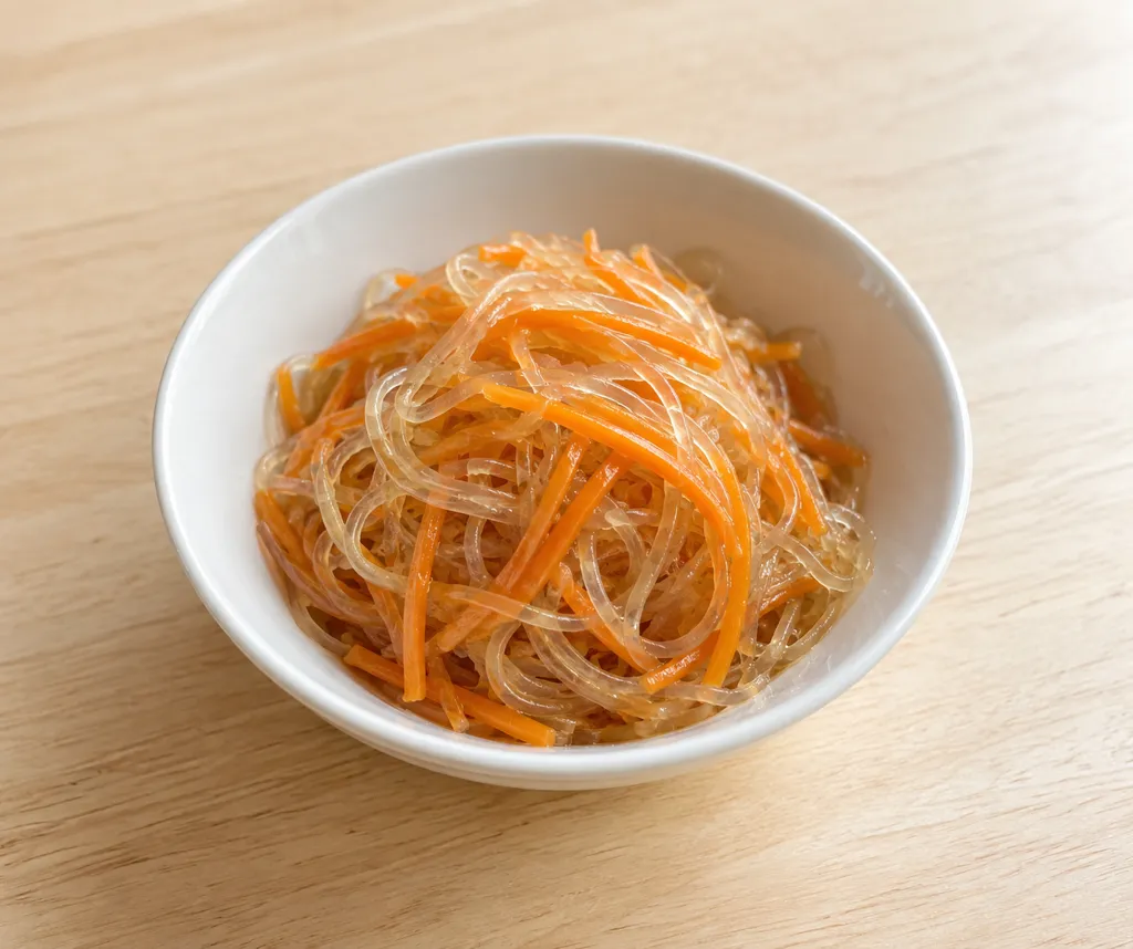 春雨とにんじんの中華サラダの完成イメージ