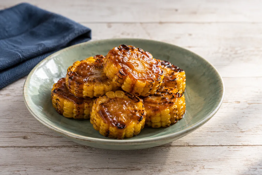 とうもろこしの甘味噌だれ焼きの完成イメージ