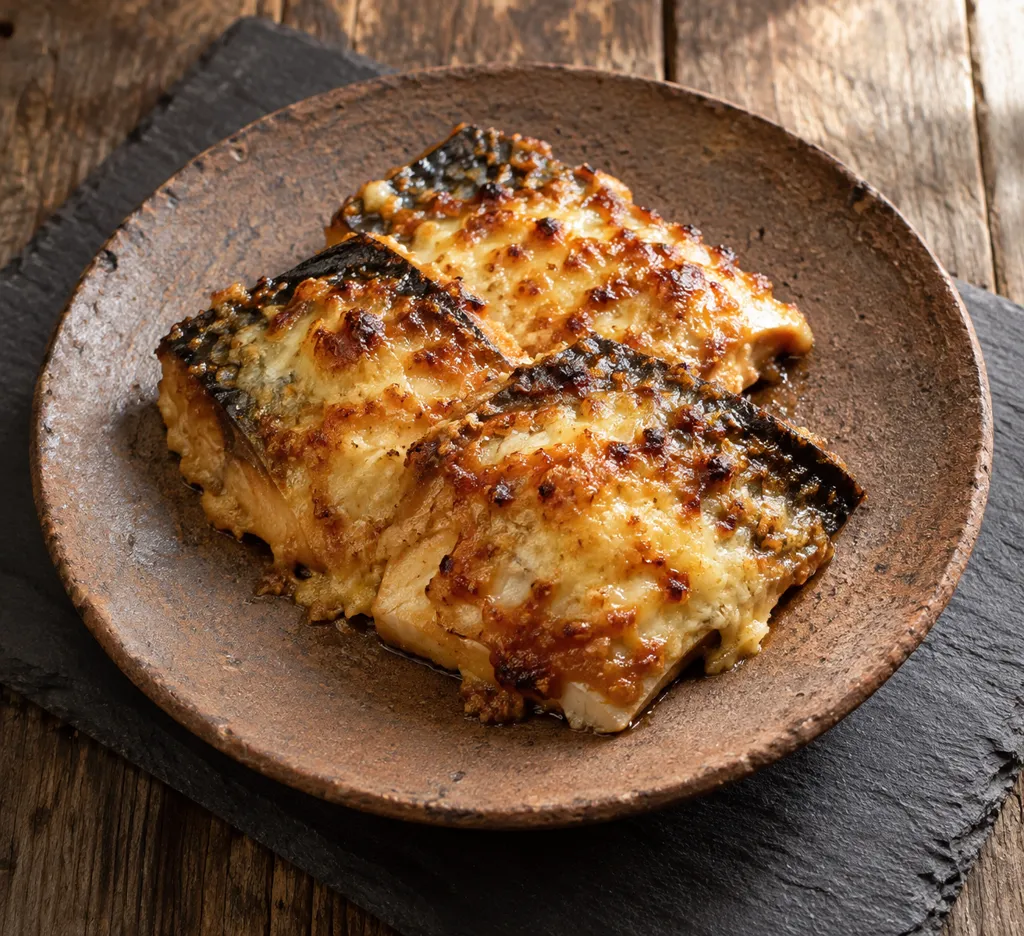 さばの味噌チーズ焼きの完成イメージ