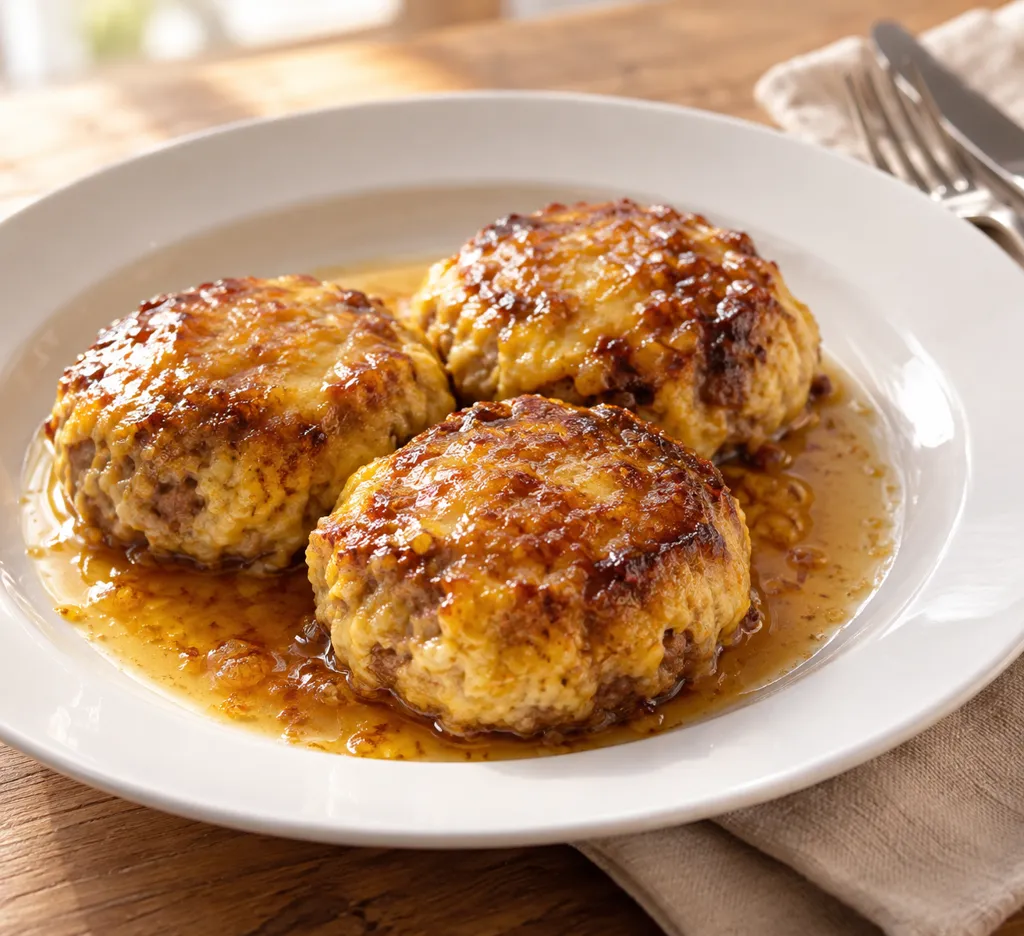 牛ひき肉と卵のレモンにんにく焼きの完成イメージ