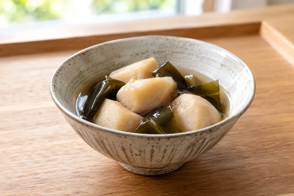 里芋と昆布の含め煮の完成イメージ