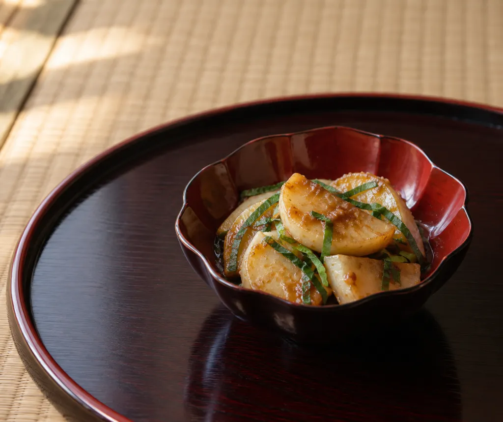 長芋と大葉の味噌焼きの完成イメージ