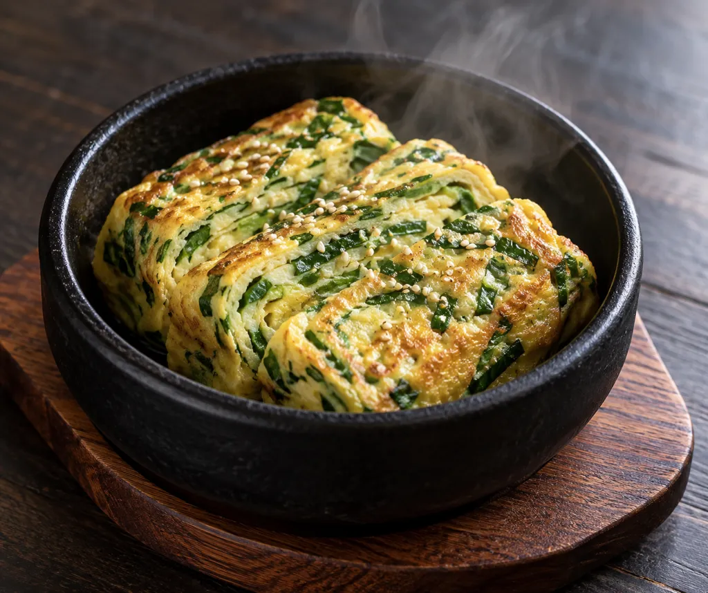 ニラの卵焼きの完成イメージ