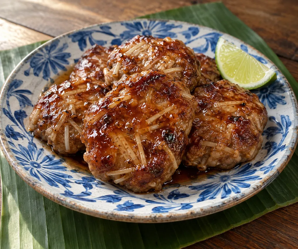 えのきの甘辛肉だんごの完成イメージ