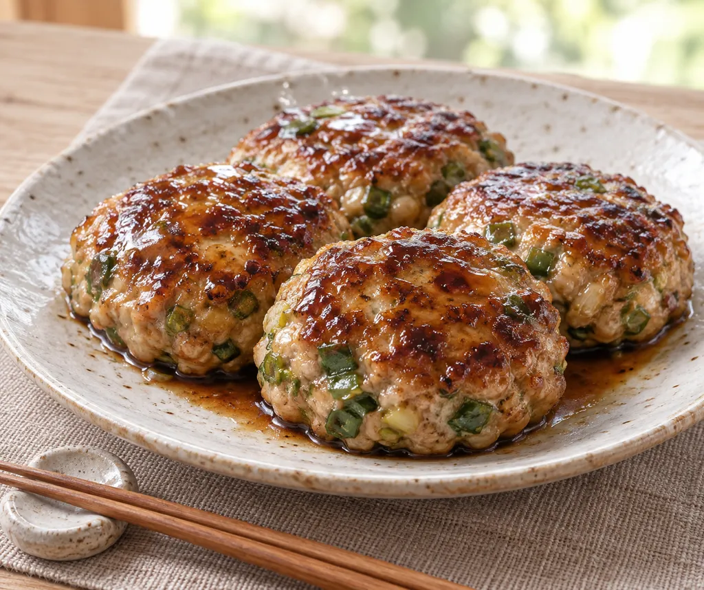 ねぎの豚つくね焼きの完成イメージ