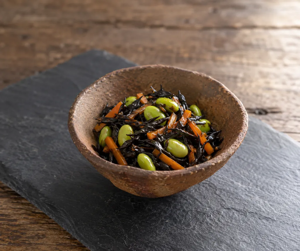 ひじきと枝豆の煮物の完成イメージ
