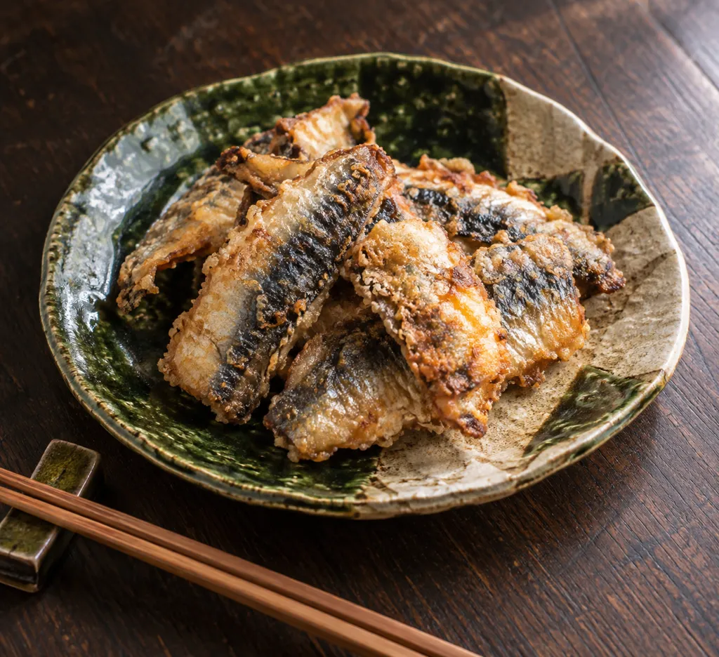 いわしのから揚げの完成イメージ