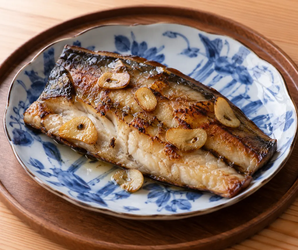 ほっけのにんにく醤油焼きの完成イメージ