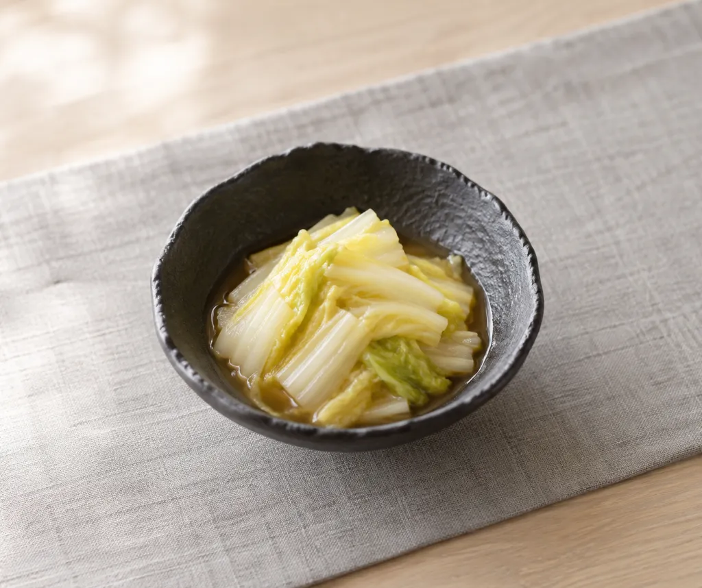 白菜のおひたしの完成イメージ