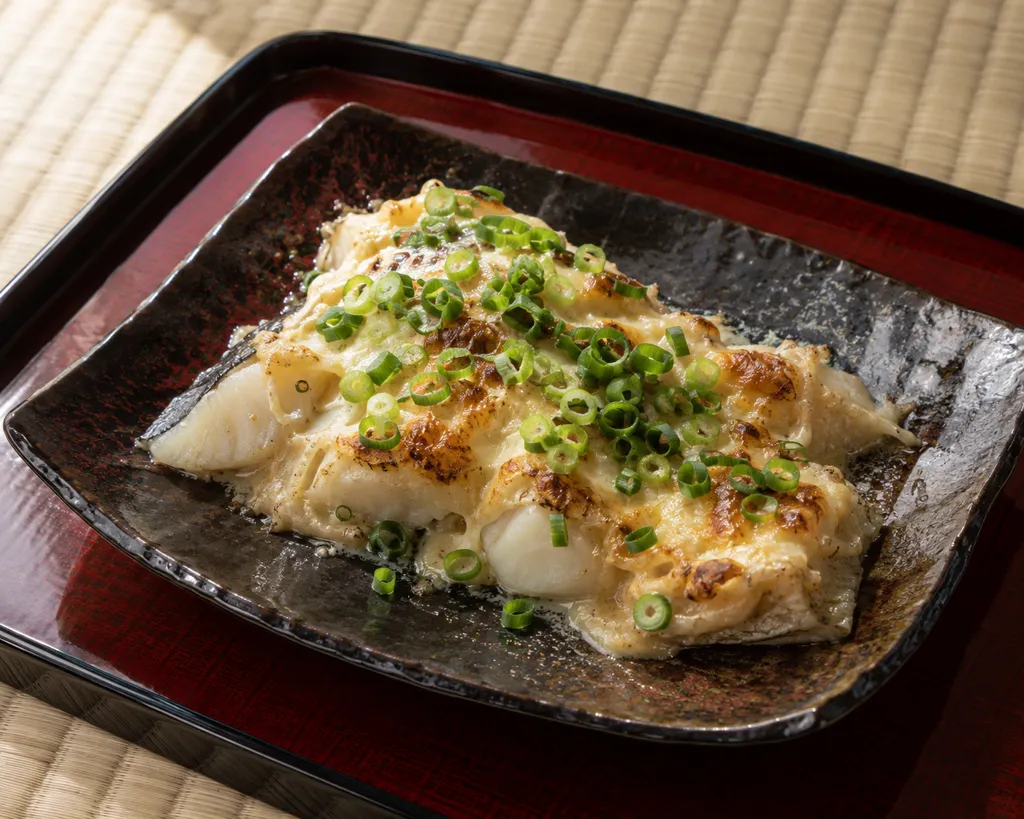 かれいとねぎの味噌マヨチーズ焼きの完成イメージ