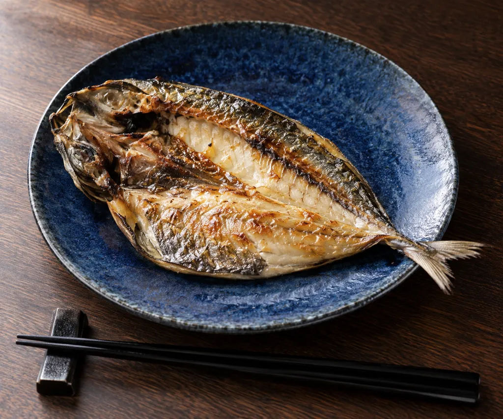 あじのごま油香る塩焼きの完成イメージ