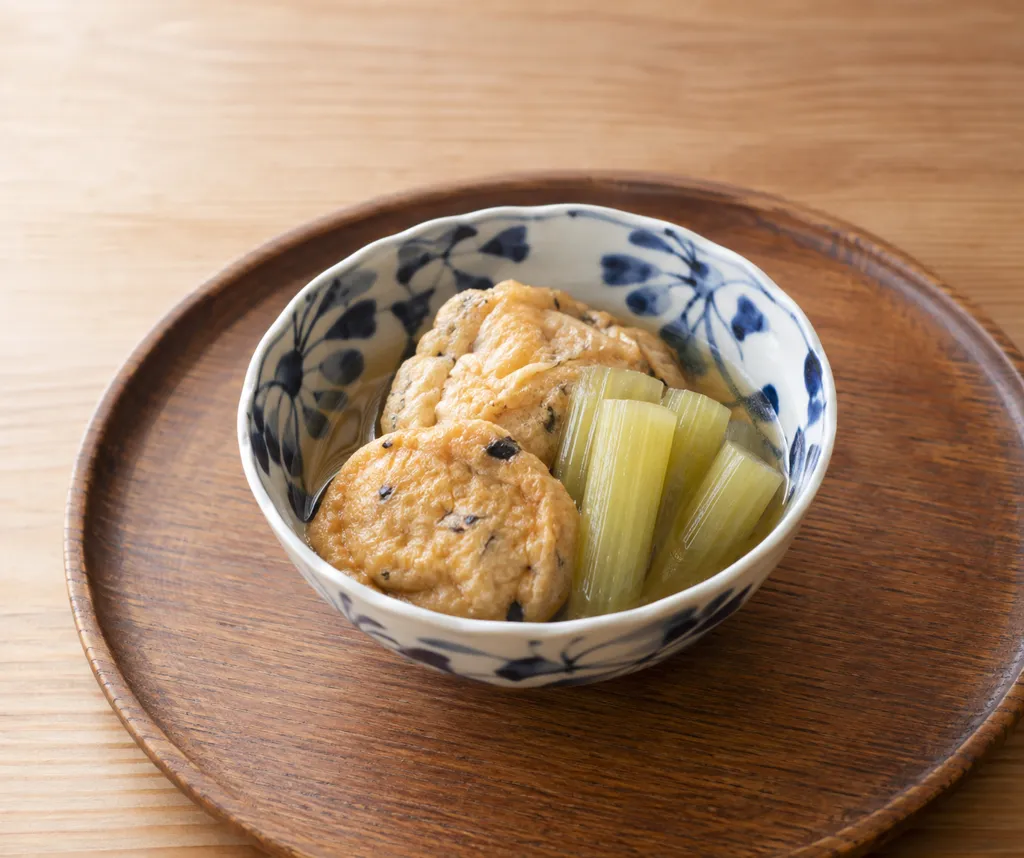 がんもどきとふきのだし煮の完成イメージ