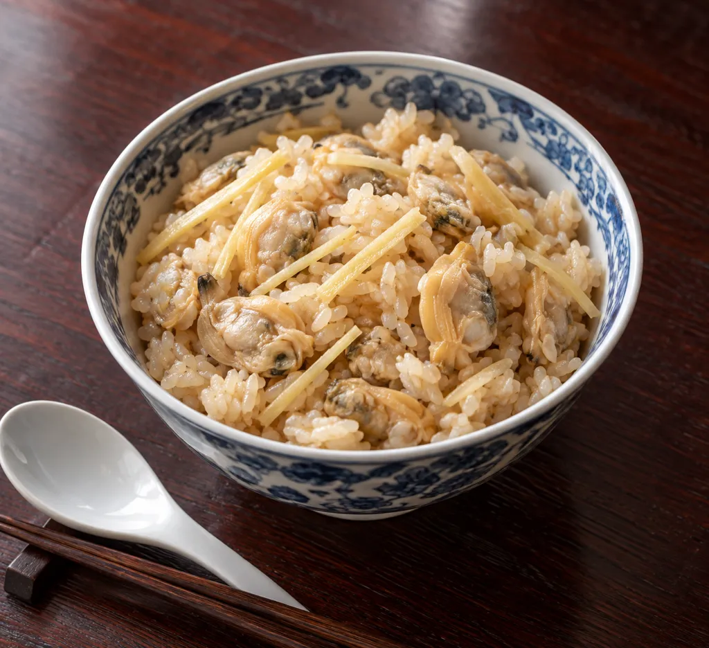 あさりの中華炊き込みご飯の完成イメージ