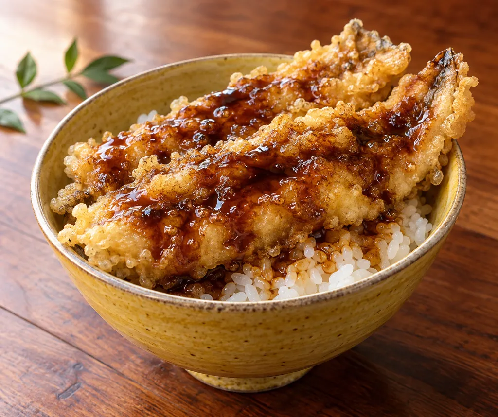 あなごの天丼の完成イメージ
