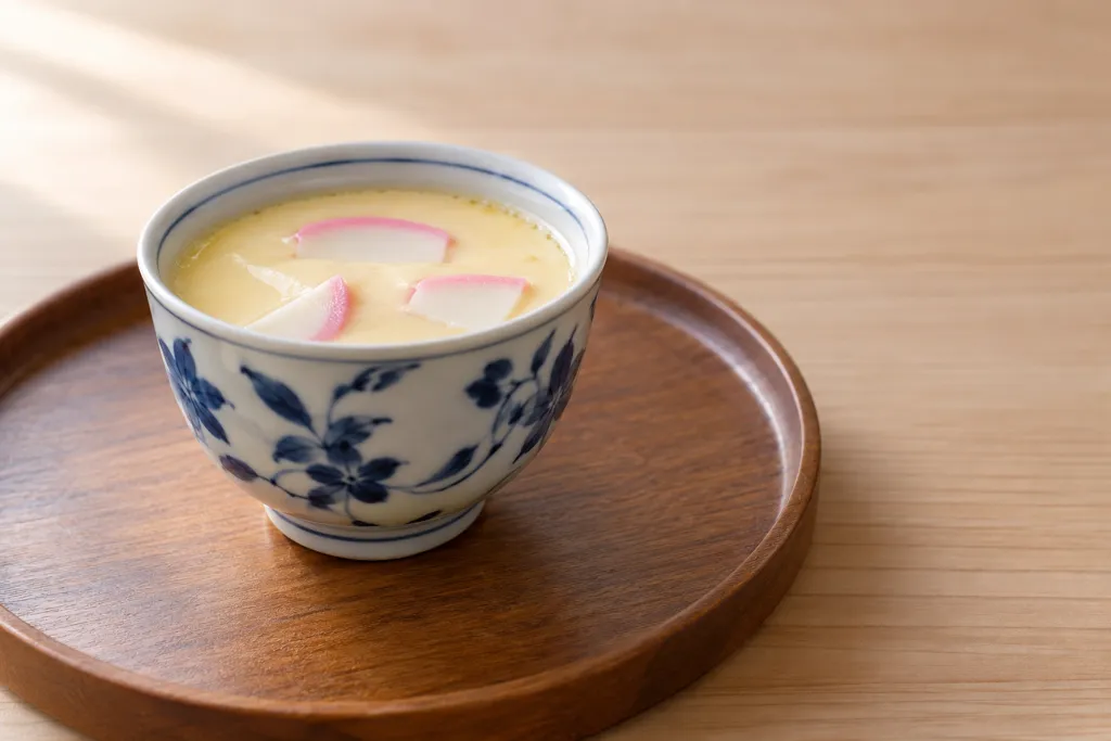 かまぼこの茶碗蒸しの完成イメージ