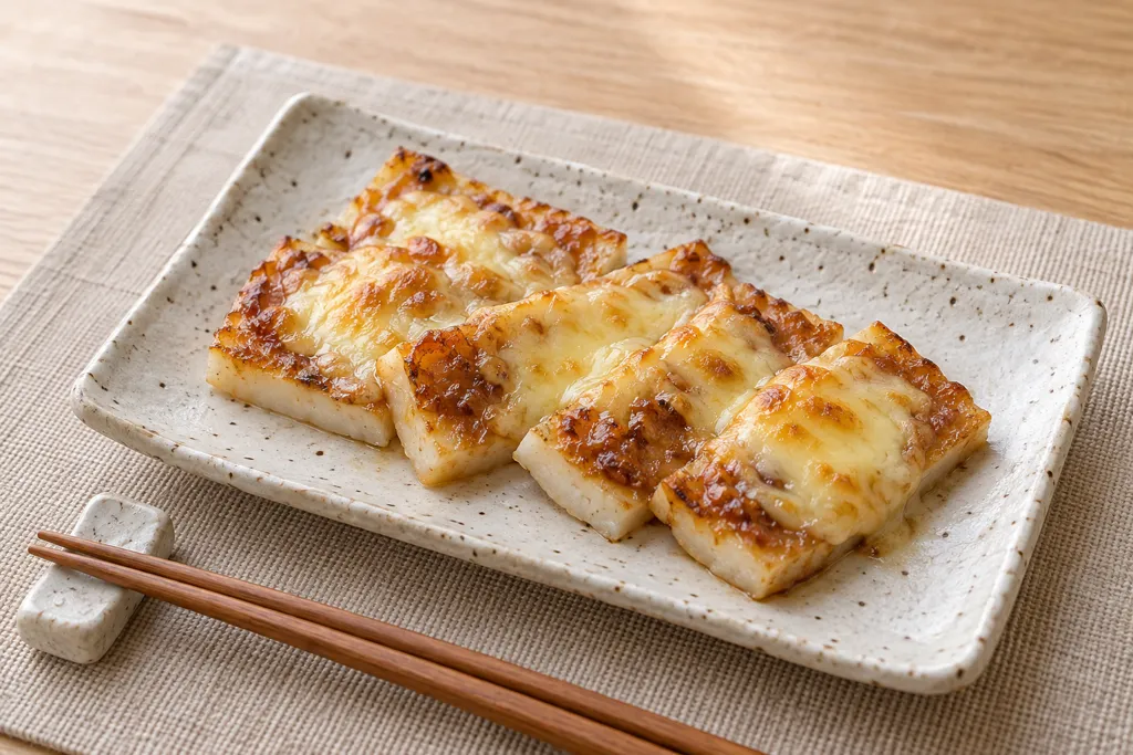 長芋のチーズ味噌焼きの完成イメージ