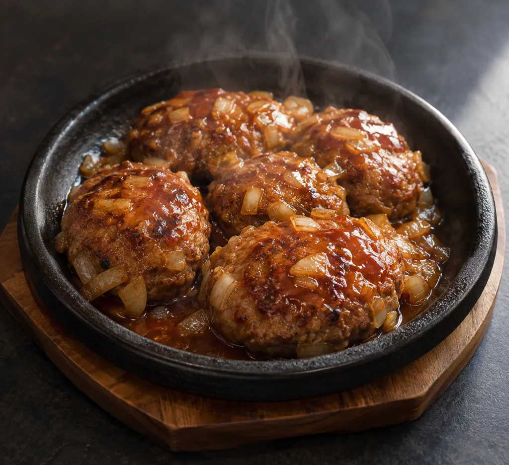 合いびき肉と玉ねぎの韓国肉だんごの完成イメージ