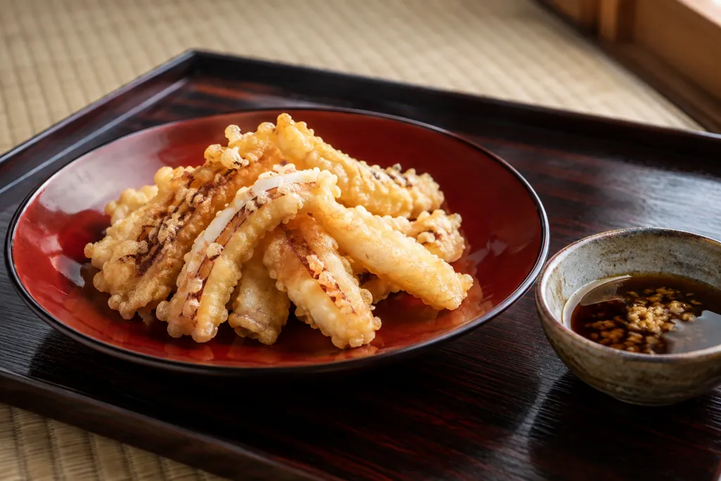 いかの薄衣揚げ焼きの完成イメージ