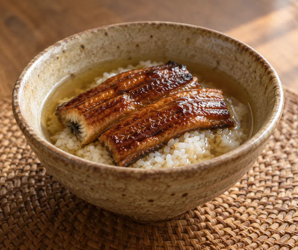 うなぎの甘辛だし茶漬けの完成イメージ