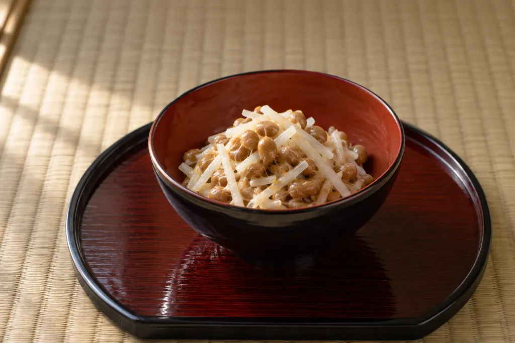 納豆と大根のさっぱり和えの完成イメージ