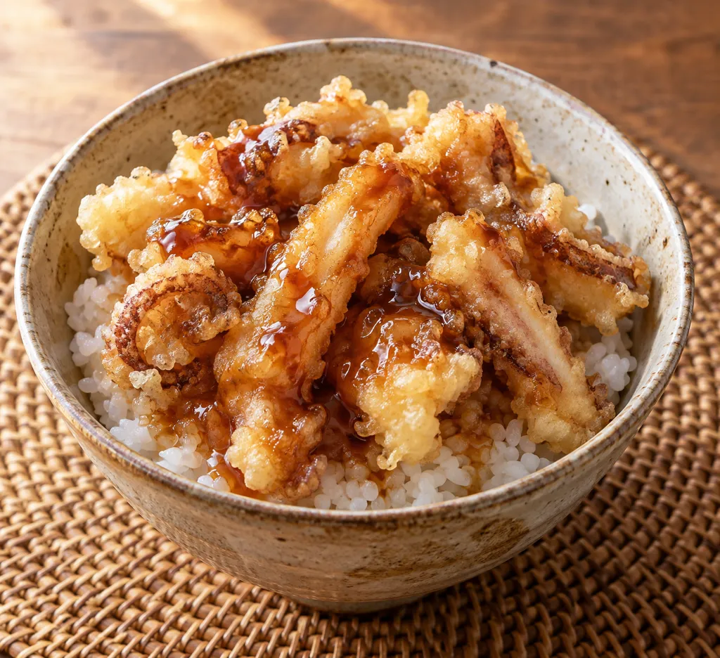 いかの天丼の完成イメージ