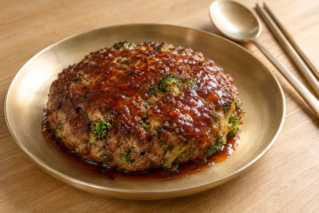 牛ひき肉とブロッコリーの甘辛焼きの完成イメージ