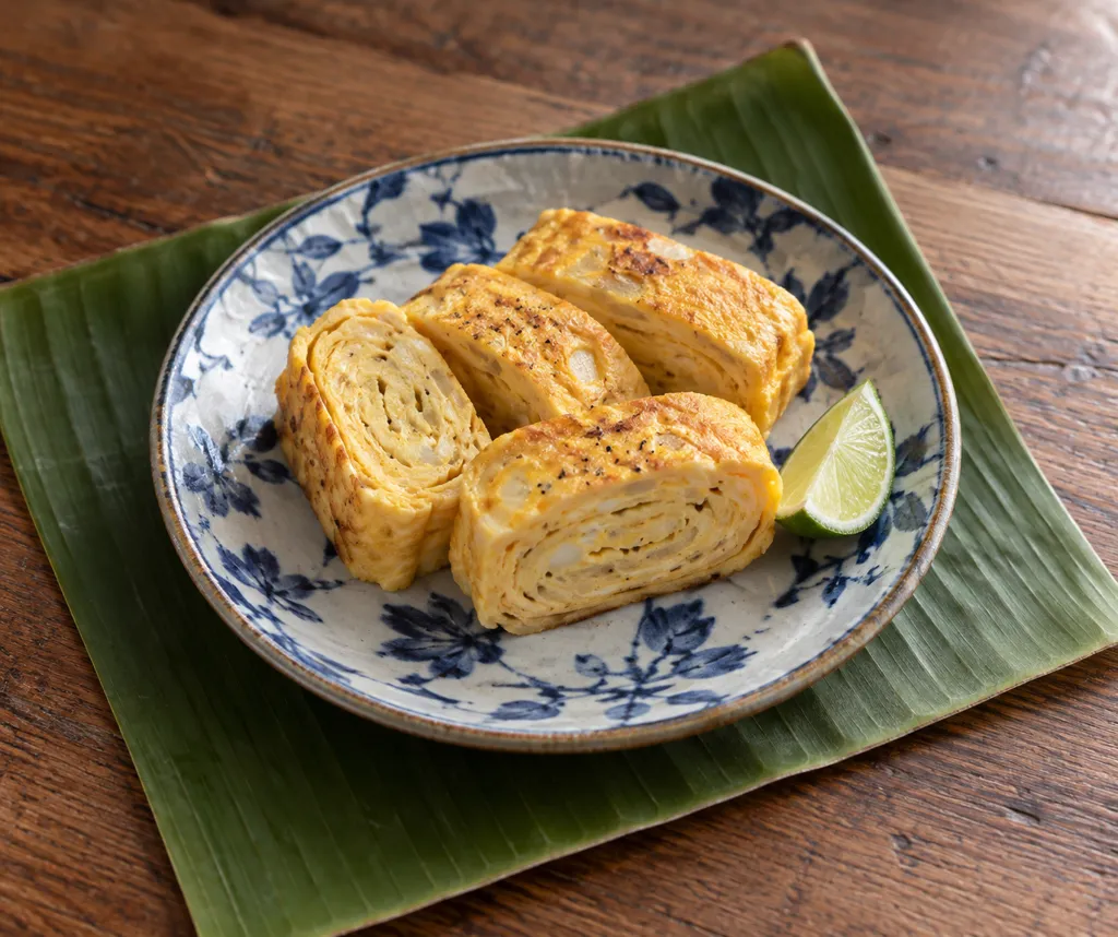 玉ねぎの卵焼きの完成イメージ