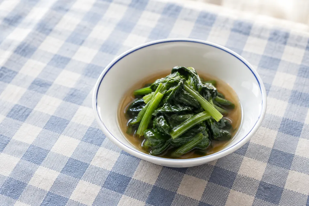 ほうれん草のごま油香る煮びたしの完成イメージ